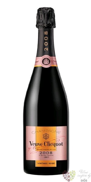 Veuve Clicquot Ponsardin rosé „ Vintage ” 2015 brut Champagne Aoc  0.75 l