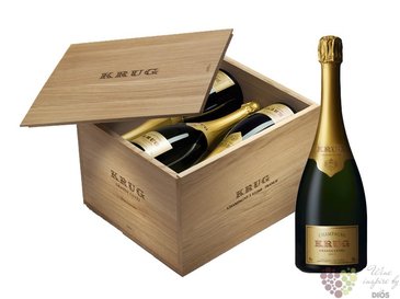 Krug „ Grande cuvée de Prestige ” wood box Champagne Aoc  6x0.75 l