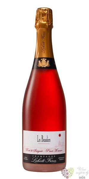 Laherte Freres rosé de Saignée „ les Beaudiers ” brut extra Champagne Aoc  0.75l