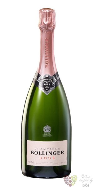 Bollinger rosé brut 1er cru Champagne  0.75 l