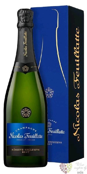 Nicolas Feuillatte „ Réserve ” brut gift box Champagne Aoc  0.75  l