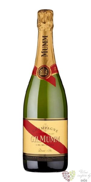 G.H.Mumm blanc  Cordon rouge  demi sec Champagne Aoc  0.75 l