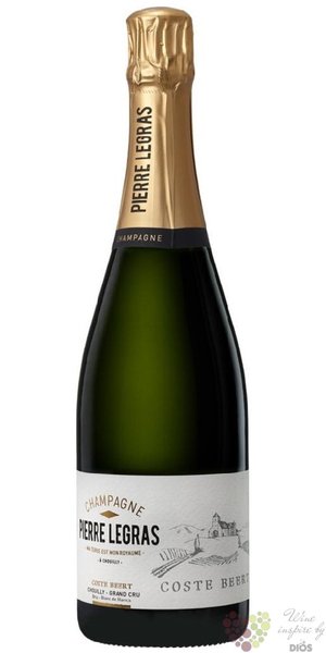 Pierre Legras blanc  Coste Beert  brut Blanc de Blancs Grand cru Champagne  0.75 l