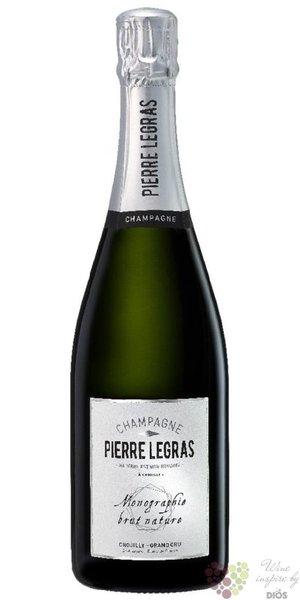 Pierre Legras blanc  Monographie  brut nature Blanc de Blancs Grand cru Champagne  0.75 l