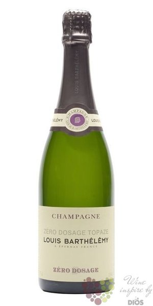 Louis Barthelémy „ Topaze Zero dosage ” brut nature Champagne Aoc  0.75 l