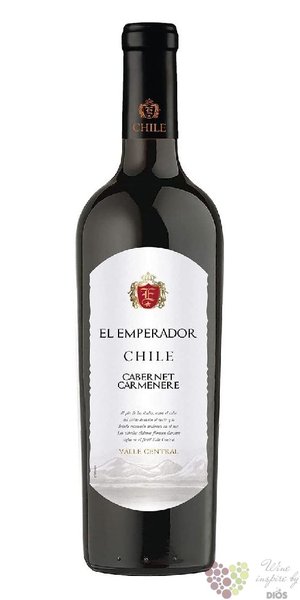 Cabernet &amp; Carmenere 2016 Central valley el Emperador  0.75 l