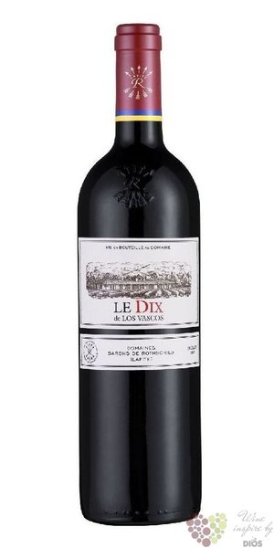 Le Dix „ los Vascos ” 2016 Colchagua valley domaines Barons de Rothschild Lafite  0.75 l