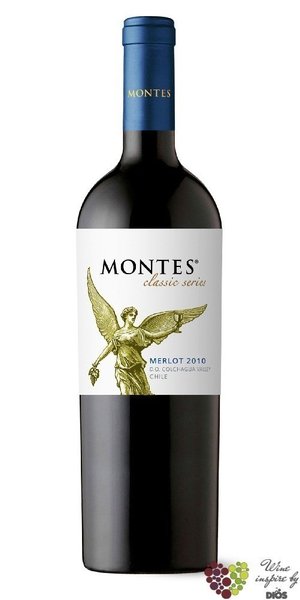 Merlot reserva  Classic series  2018 Colchagua valley via Montes  0.75 l