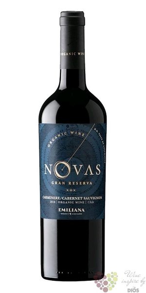 Carmenre &amp; Cabernet Sauvignon Grand reserva  Novas  2019 Colchagua valley Emiliana   0.75 l
