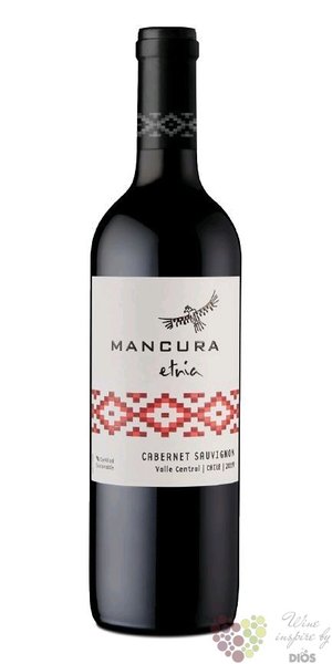 Cabernet Sauvignon  Mancura Etnia  2020 Central valley via Morand  0.75 l