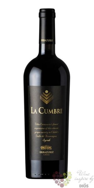 Syrah  la Cumbre  2012 Aconcagua valley via Errazuriz  0.75 l