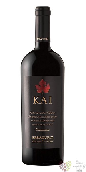 Carmenere  KAI  2017 Aconcagua valley via Errazuriz  0.75 l