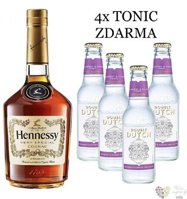 Hennessy  Vs Mixology set &amp; 4x Double Dutch  very special Cognac Aoc 40% vol.  0.70 l