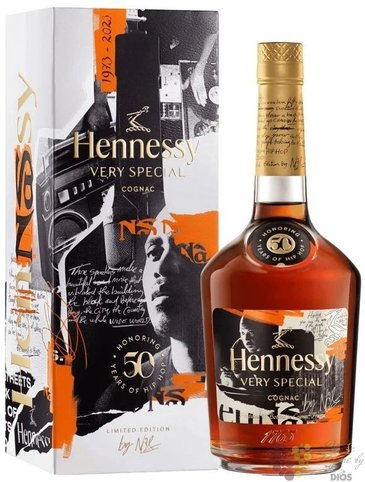 Hennessy „ Vs Hip Hop 50 years x Nas ” very special Cognac Aoc  40% vol.  0.70 l