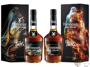 Hennessy „ Vs les Twins Lil Beast &amp; Ca Blaze ” ltd. edition Cognac Aoc 40% vol.  1x0.70 l