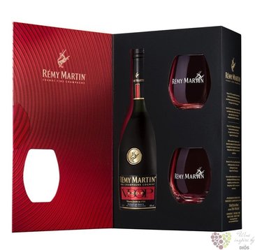 Remy Martin  VSOP Vincent Leroy  2glass pack Fine Champagne Cognac 40% vol.  0.70 l