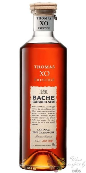Bache Gabrielsen „ XO Thomas Prestige ” Cognac Aoc 40% vol.  0.50 l
