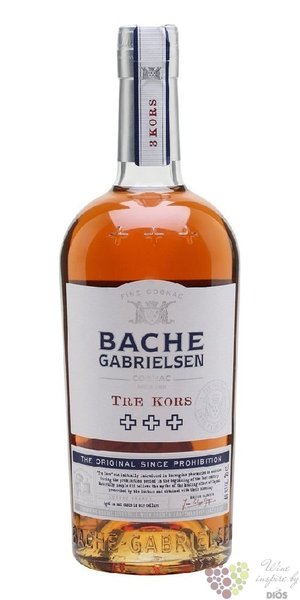 Bache Gabrielsen  Tre Kors VS  Fine Cognac 40% vol.  1.00 l