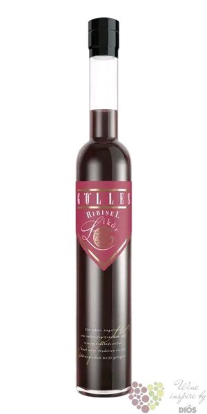 Golles „ Ribisel ” austrian black currant liqueur 17%vol.  0.35 l