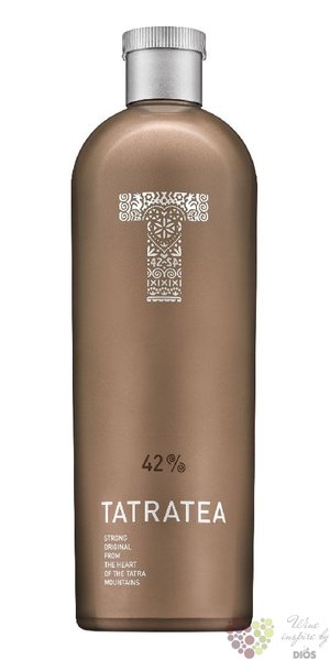 Tatratea  Peach  Slovak herbal liqueur by Karloff 42% vol.  0.70 l