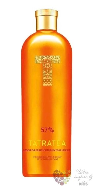 Tatratea  Rosehip &amp; Sea Buckthorn  Slovak spirts by Karloff 57% vol.  0.70 l