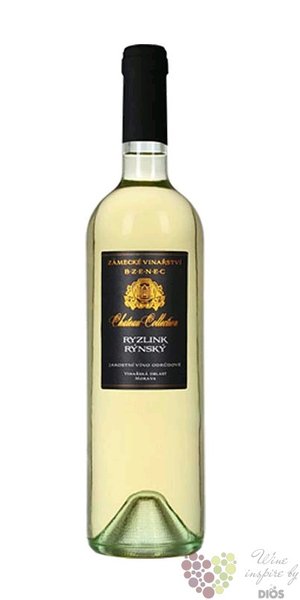 Ryzlink rýnský „ Chateau Collection ” jakostní víno odrůdové Zámecké vinařství Bzenec    0.75 l