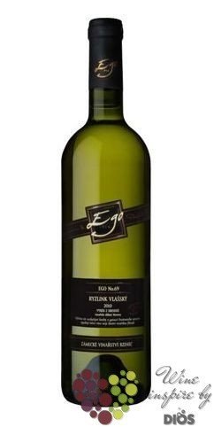 Ryzlink vlask  EGO vin    2013 pozdn sbr Zmeck vinastv Bzenec    0.75l