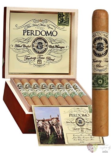 Perdomo Fresco Factory Tour „ Blend Toro Connecticut ” Nicaraguan cigars 25 gB  1ks