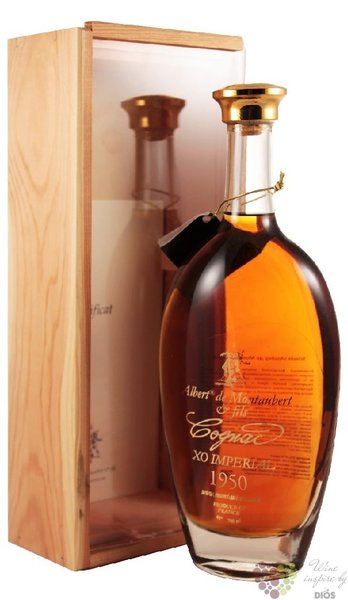 Albert de Montaubert 1950   XO Imperial Selection  Grande Champagne Cognac 45% vol.  0.70 l