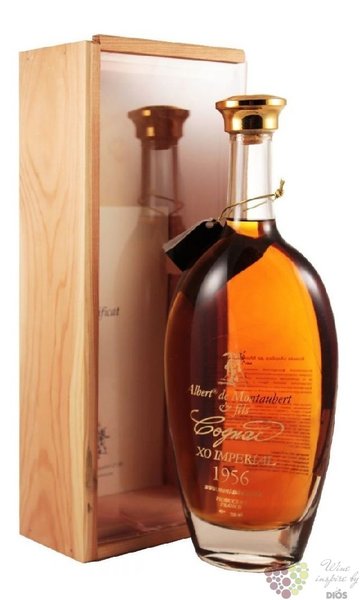 Albert de Montaubert 1955   XO Imperial Selection  Grande Champagne Cognac 45% vol.  0.70 l