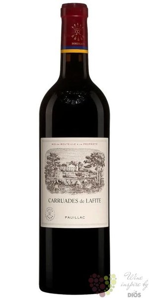 Carruades de Lafite 2011 Pauillac second wine Chateau Lafite Rothschild  0.75 l