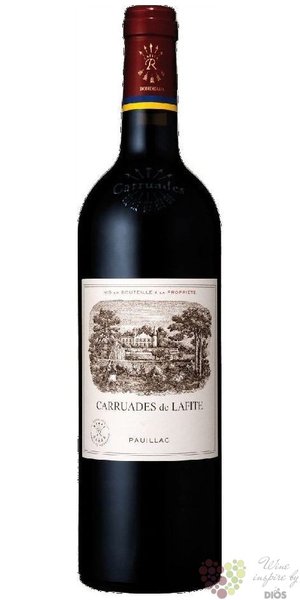 Carruades de Lafite 2016 Pauillac second wine Chateau Lafite Rothschild  0.75 l