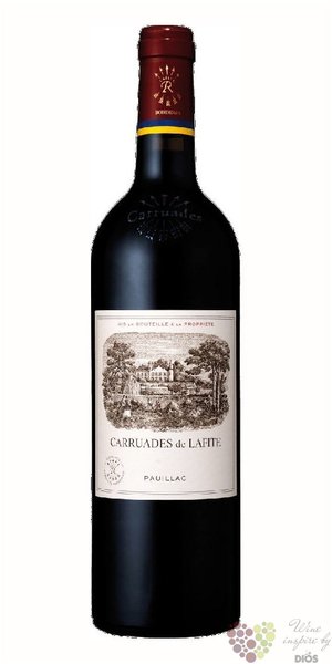 Carruades de Lafite 2008 Pauillac second wine Chateau Lafite Rothschild  0.75 l