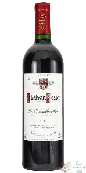 Chateau Rozier 2021 Saint Emilion grand cru class   0.75 l