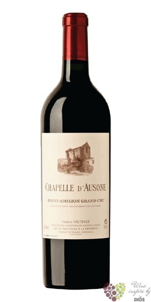 Chapelle dAusone 2015 Saint Emilion 2nd wine Chateau Ausone  0.75 l