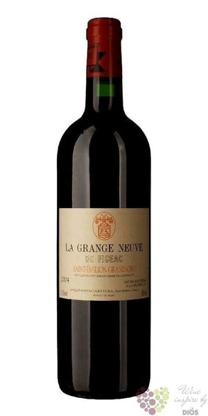 Grange Neuve de Figeac 2008 Saint Emilion 2nd wine Chateau Figeac  0.75 l