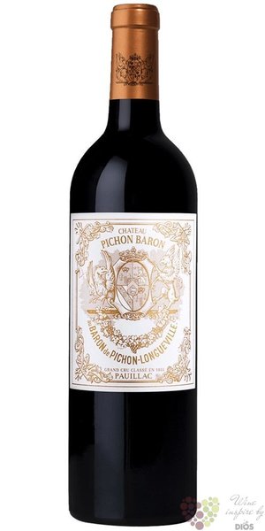 Chateau Pichon Baron Longueville 2012 Pauillac 2me Grand cru class en 1855   0.75 l