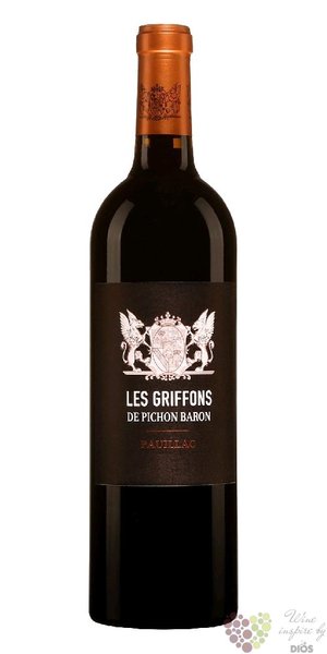 les Griffons de Pichon Baron 2015 Pauillac 2nd wine Chateau Pichon Baron Longueville  0.75 l