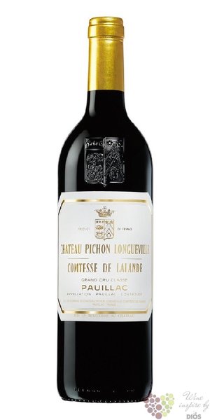 Chateau Pichon Longueville Comtesse de Lalande 2018 Pauillac 2éme Grand cru classé en 1855  0.75 l