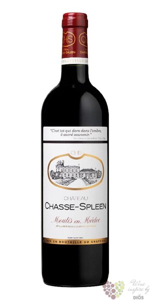 Chateau Chasse Spleen 2017 Moulis en Mdoc Cru Bourgeois  0.75 l