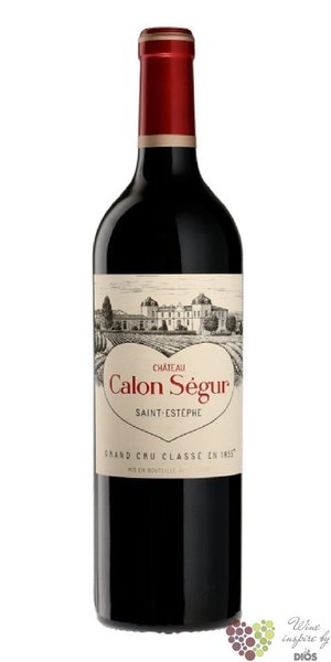 Chateau Calon Segur 2015 Saint Estephe 3me Grand cru class en 1855  0.75 l