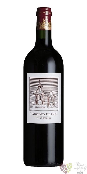Pagodes de Cos 2015 Saint Estephe 2nd wine Chateau Cos d´Estournel  0.75 l