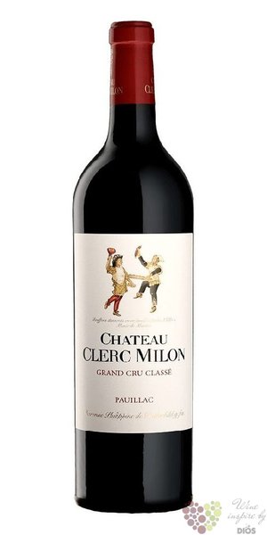 Chateau Clerc Milon 1995 Pauillac 5éme Grand cru classé en 1855  0.75 l