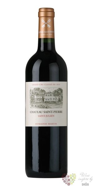 Chateau Saint Pierre 2020 Saint Julien 4éme Grand cru classé en 1855  0.75 l