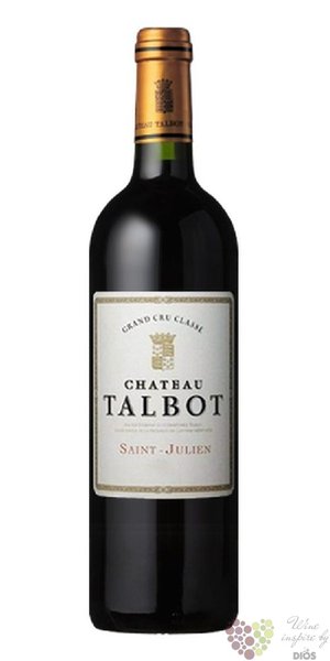Chateau Talbot 2019 Saint Julien 4ér Grand cru Classé en 1855  0.75 l