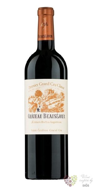 Chateau Beausejour Duffau Lagarosse 2010 Saint Emilion 1er Grand cru class  0.75 l