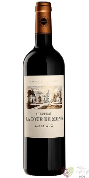 Chateau la Tour de Mons 2020 Margaux cru bourgeois  0.75 l