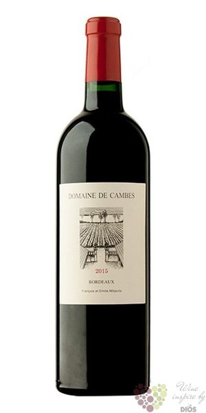 Domaine de Cambes rouge 2018 Côtes de Bourg Aoc François Mitjavile  0.75 l