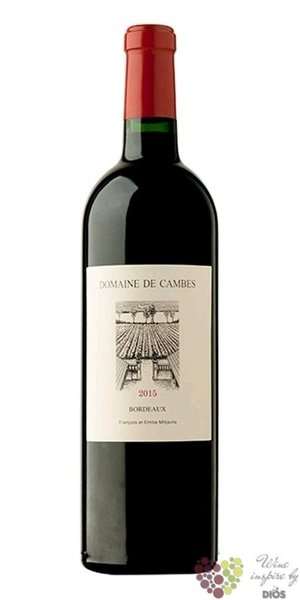 Domaine de Cambes rouge 2017 Ctes de Bourg Aoc Franois Mitjavile  0.75 l