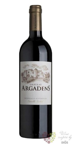 Chateau Argadens 2017 Bordeaux Supérieur famille Sichel  0.75 l